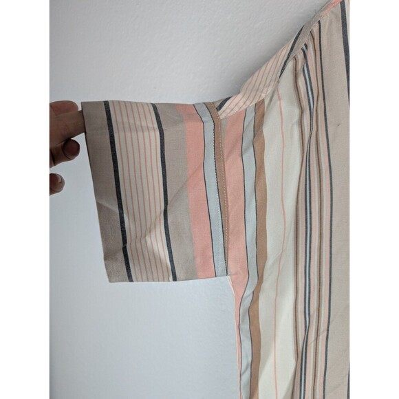 Madewell By J.crew Courier Shirt in Aldwin Stripe Size XXS Boxy Cropped Top 146 - Picture 4 of 5